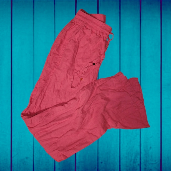 Love Tree Pants - Love Tree Coral Wide Leg Pants